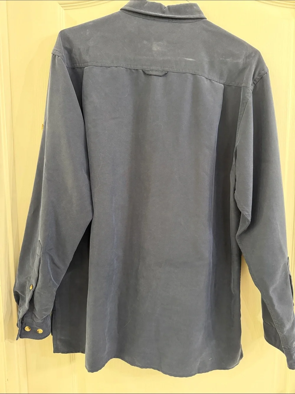 The North Face Men's Navy Blue Button-Up Shirt